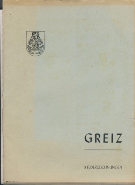Greiz, 8 Federzeichnungen, 1947
