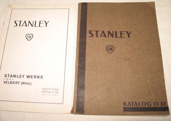 Katalog Stanley Werke Velbert, 1935, Bau-und Möbelbeschläge