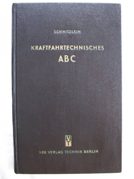 Kraftfahrtechnisches ABC, DDR 1961