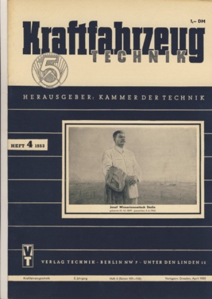 KFT Heft 4/ 1953, MAS 525, Jawa 500