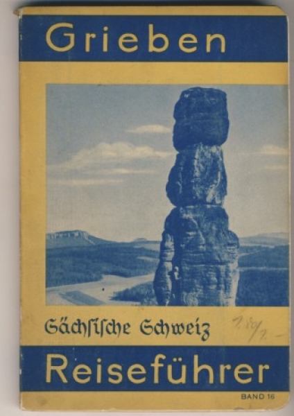 Grieben Reiseführer Sächsische Schweiz, 1935