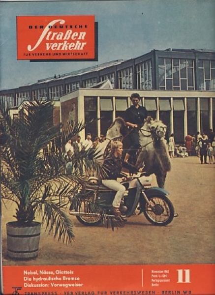 Heft 11/ 1963, VW, Mercedes, Hub-Kippvorrichtung für Wartburg 311