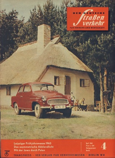 Heft 4/ 1963, Wolga, Morris, SIL 111 G, Troll, Jawa Pionier