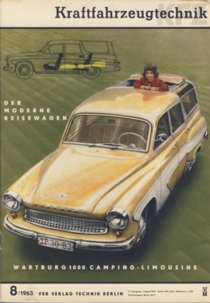 KFT Heft 8/ 1963, Test Motorroller Troll 1, Hilman Imp