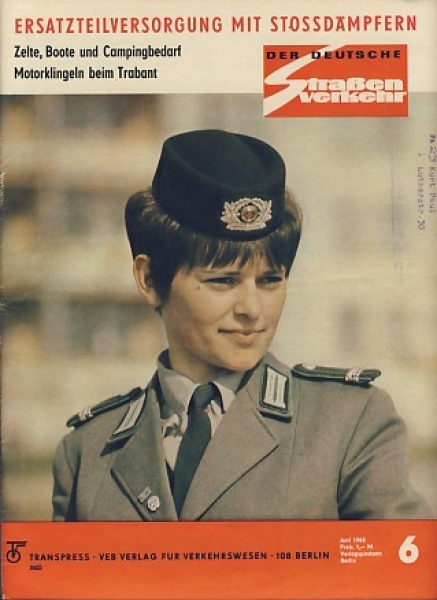 Heft 6/ 1968, Trabant, Volkspolizei, Stoßdämpferwerk Hartha