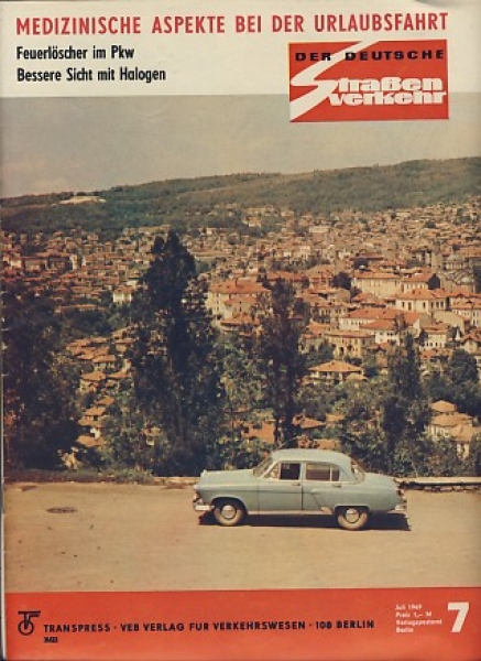 Heft 7/ 1969, Ford Capri, SIL 114, Polski Fiat 125 p, MZ ES 150