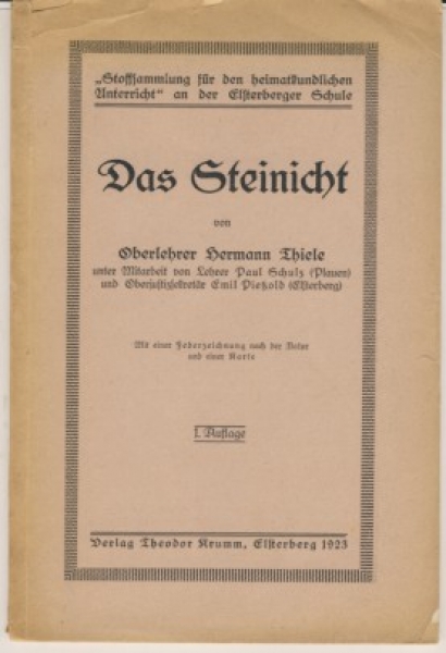 Das Steinicht, 1923, Trieb, Elsterberg etc.
