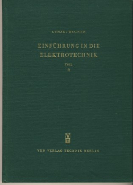 Einführung in die Elektrotechnik, 1962