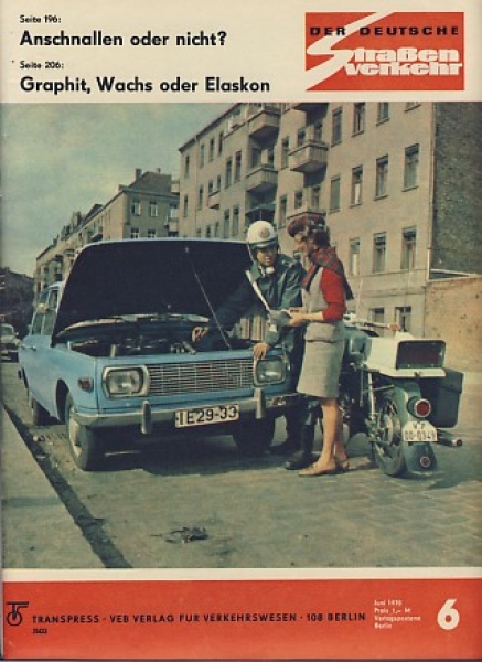 Heft 6/ 1970, MZ ES 250 Volkspolizei, Citroen SM, Würdig