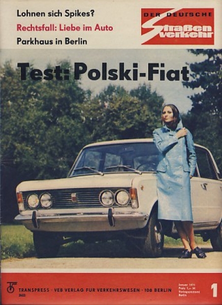 Heft 1/ 1971, Polski Fiat, Renault Alpine