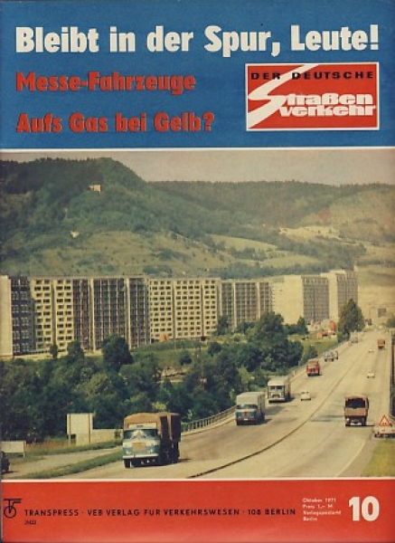 Heft 10/ 1971, Simson, MZ, Melkus, Shiguli, Skoda 110 R Coupe