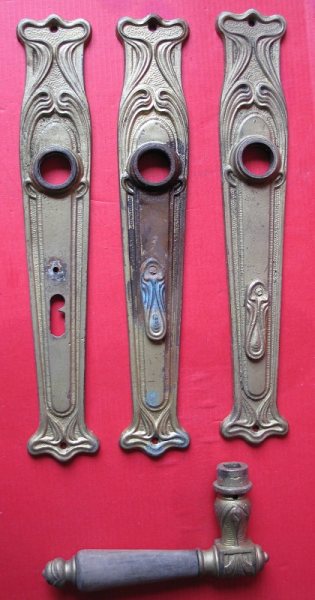 Drückergarnitur, Türbeschläge, Jugendstil, Türklinke, #2