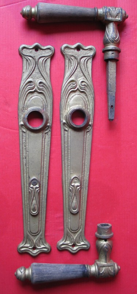 Drückergarnitur, Türbeschläge, Jugendstil, Türklinke, #1