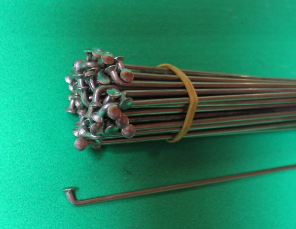KEBA Stahlspeichen, DDR Fahrrad, vernickelt, MIFA, Diamant, unbenutzt, 40 Stück