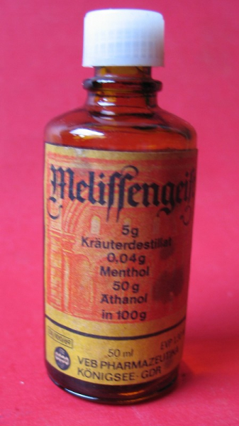 Melissengeist, VEB Pharmazeutika Königsee, DDR