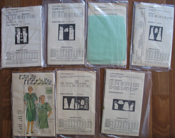 Schnittmusterbogen DDR, Bluse, Rock, Latzhose, Kleid, 6 Stück, #3