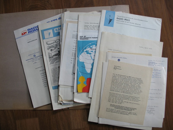 QSL Karten, Briefe, Empfangsberichte, Polskie Radio, Budapest, Prag, Sofia, Kiev, Bukarester Rundfunk