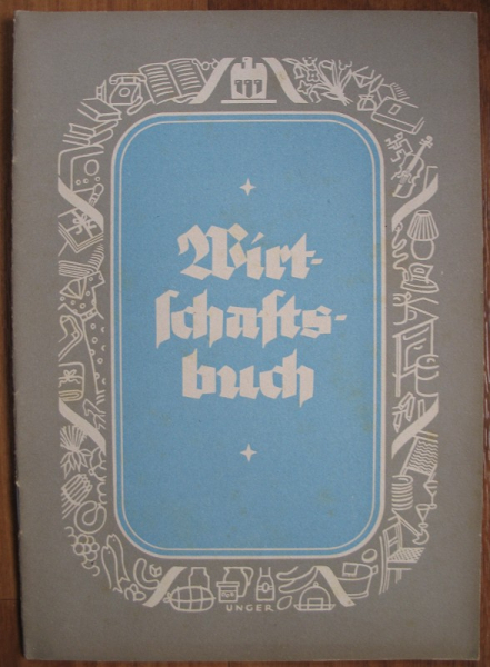 Wirtschaftsbuch, Allianz und Stuttgarter, Haushaltsplan, 30-er Jahre