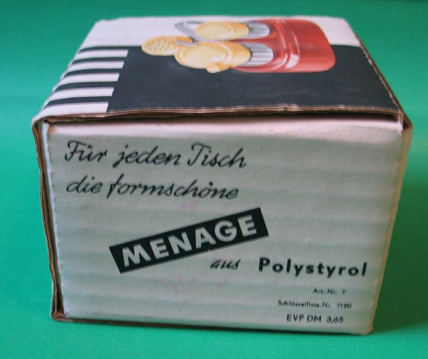 Menage DDR, Wiesmann & Co. Halberstadt, unbenutzt