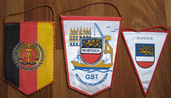 Bestes Reservistenkollektiv, GST Bezirksorganisation Rostock, 3 Wimpel DDR