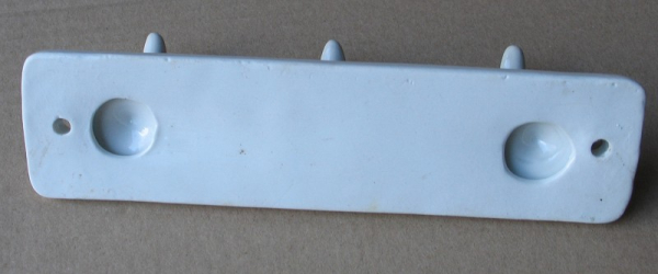 Handtuchhalter, Hakenleiste, Wandhaken Keramik, Bauhaus / Art- Deco, #2