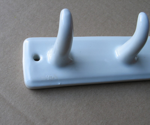 Handtuchhalter, Hakenleiste, Wandhaken Keramik, Bauhaus / Art- Deco, #3