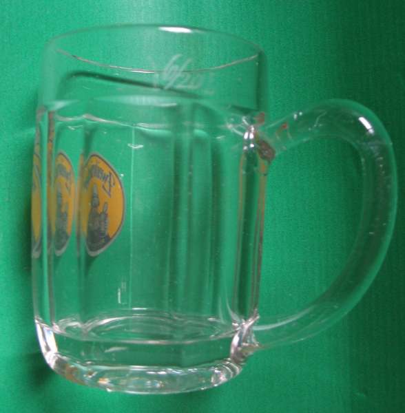 Bierglas, Bierkrug, Zweibrücker Schutzmarke, Brauerei Zweibrücken