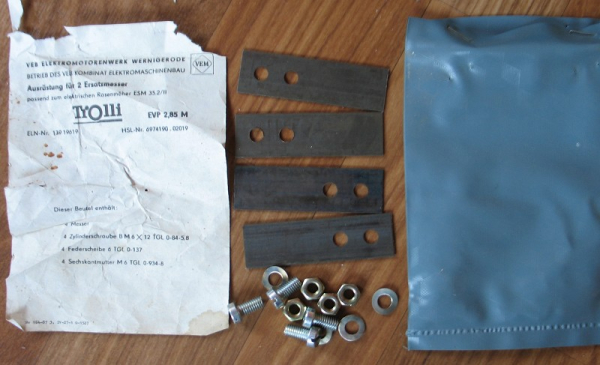 Ersatzmesser, Klingen DDR Rasenmäher TROLLI, ESM 35/II, #2