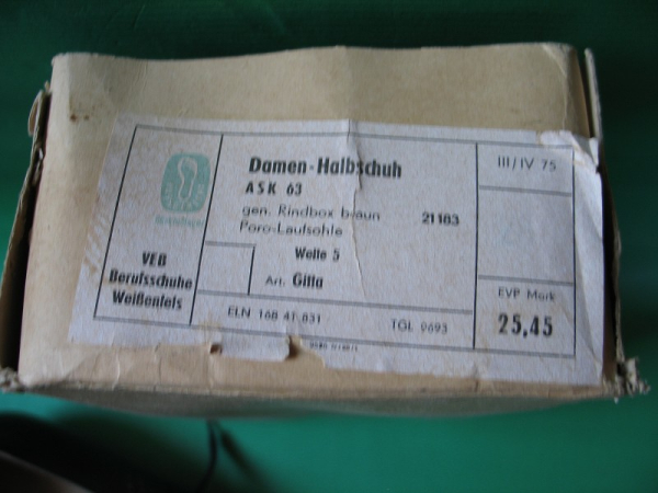 Damen-Halbschuhe, VEB Berufsschuhe Weißenfels, DDR, 70-er Jahre