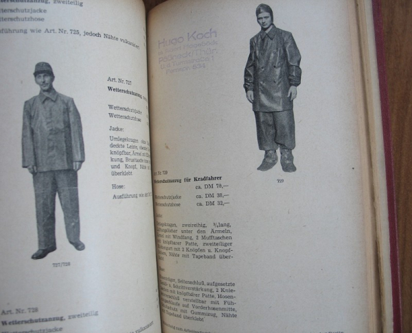Katalog für Arbeitsschutzkleidung und Arbeitsmaterial, DDR 1959
