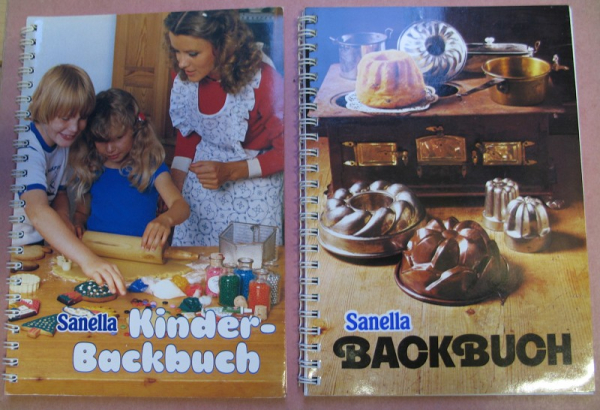 Sanella Backbuch, Kinderbackbuch, 1975, 1982