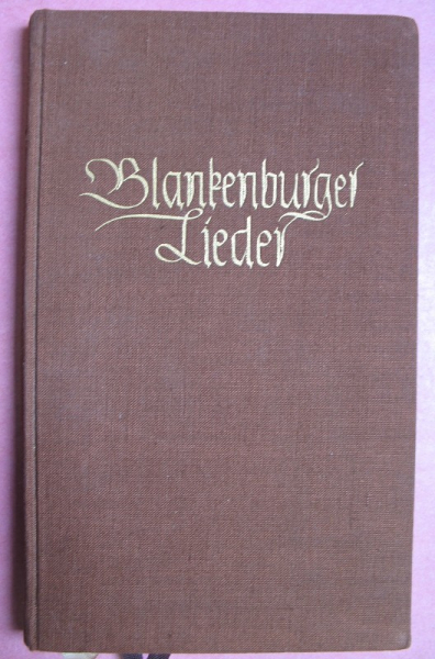 Blankenburger Lieder, 1960, Gesangbuch, DDR