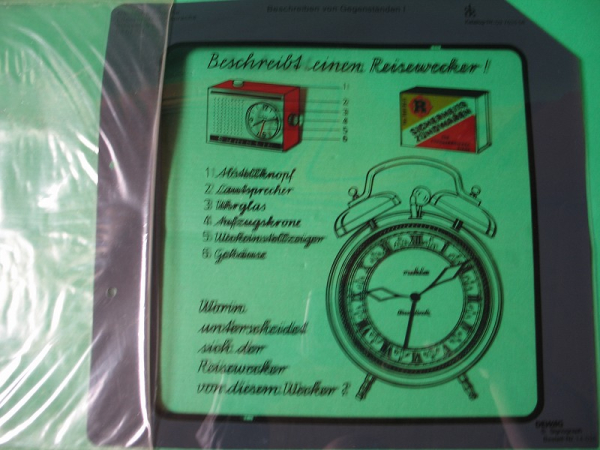 5 Folien für den Polylux, DDR, Muttersprache Klasse 5 und 6