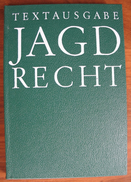 Jagdrecht Textausgabe, DDR 1984