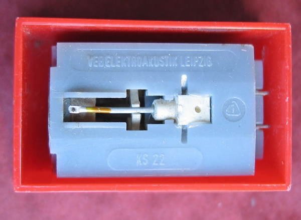 Abtastsystem, Plattenspielernadel RFT, Tonabnehmer, KS 22, DDR, unbenutzt