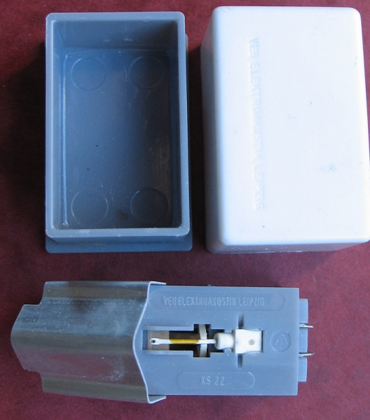 Abtastsystem, Plattenspielernadel RFT, Tonabnehmer, KS 22, DDR, unbenutzt