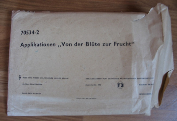 Von der Blüte zur Frucht, Biologie, Heimatkunde, Schulmaterial DDR