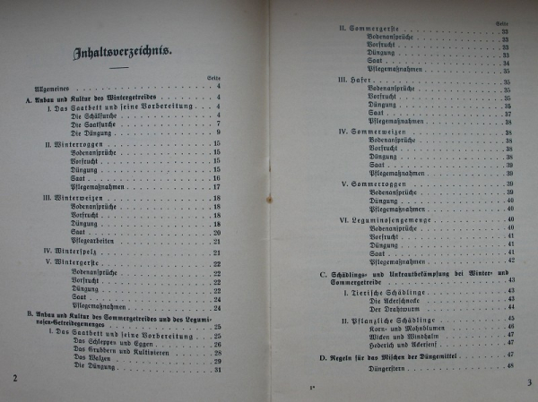 Der Getreidebau, Dr. Fr. Stauch, 30-er Jahre
