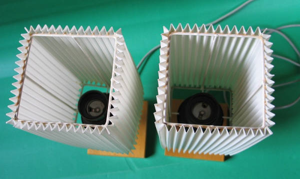 Nachttischlampen, DDR 1972, 2 Stück, VEB Wohnraumleuchten Ruhla