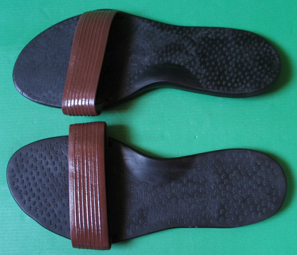 Badelatschen DDR, PGH Hans Sachs Karl-Marx-Stadt, unbenutzt