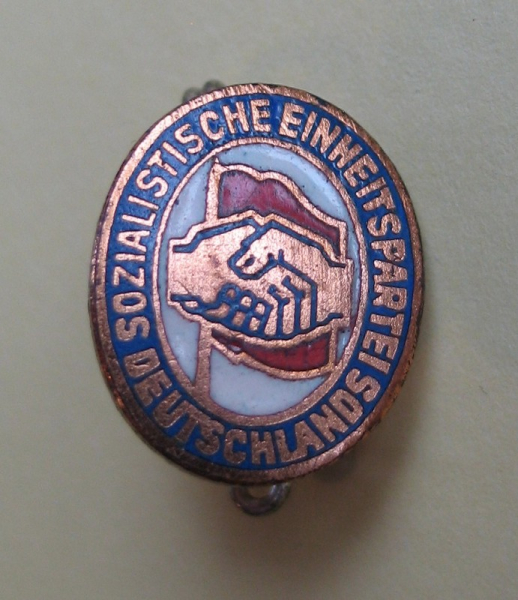 Abzeichen SED, Parteiabzeichen DDR, frühe Variante