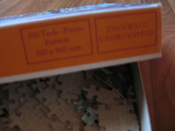 Annaberger Puzzle, Zinnwald Georgenfeld, 500 Teile, DDR um 1980