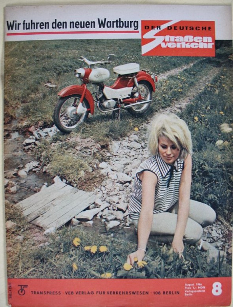 Heft 8/1966, Testbericht Wartburg 1000 Typ 353 de luxe
