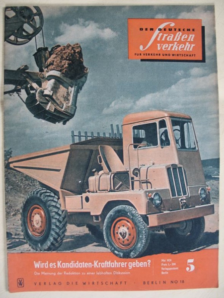 Heft 5/1959, Fiat 1800, Dumper DR-50