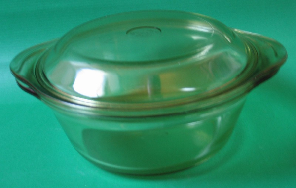 Auflaufform, Backform, Garform, Saale-Glas Feuerfest, DDR, #1