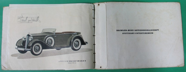 Mercedes-Benz Typ 230 Prospekt 30-er Jahre