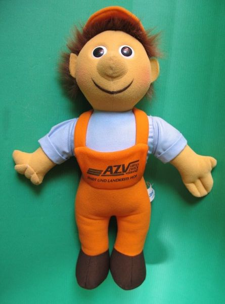 AZV Hof, Puppe, Maskottchen Abfallzweckverband