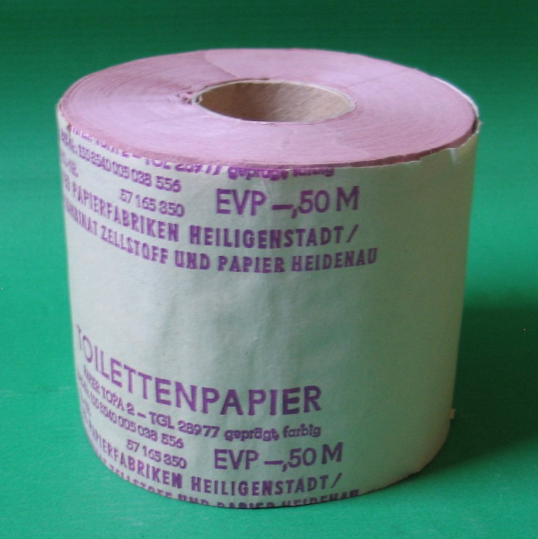Klopapier, Toilettenpapier DDR, rot, rosa, #1