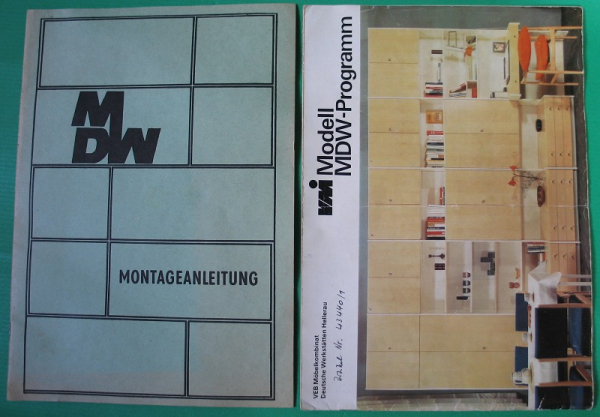 MDW Programm, VEB Möbelkombinat Deutsche Werkstätten Hellerau, DDR 70-er Jahre