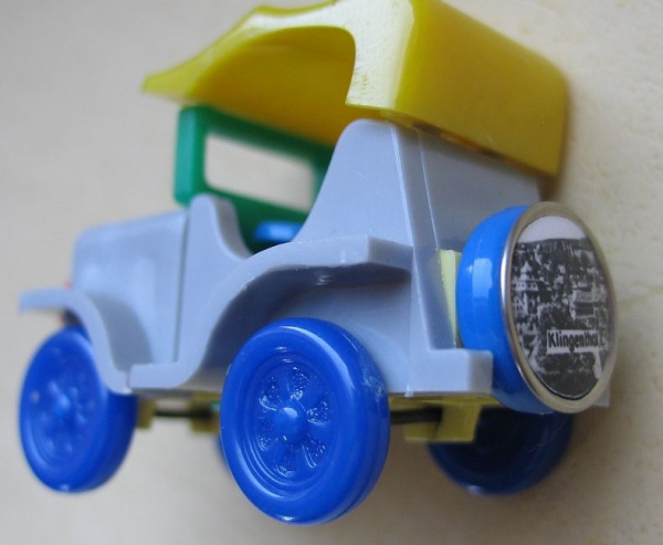 Steckspiel, Steckauto DDR, Oldtimer 3D Puzzle, 2 Stück, Klingenthal